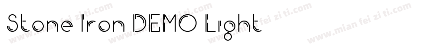 Stone Iron DEMO Light字体转换